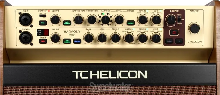  TC-Helicon Harmony V100 100-watt 2-channel Acoustic Amplifier