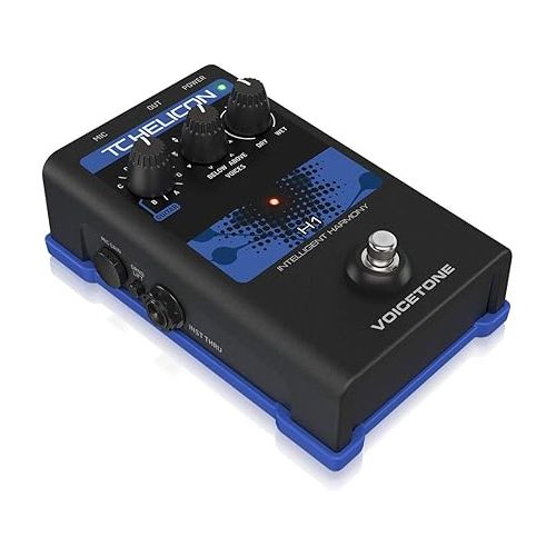  TC Helicon VOICETONE H1 Single-Button Stompbox for Realistic Guitar Controlled Vocal Harmony