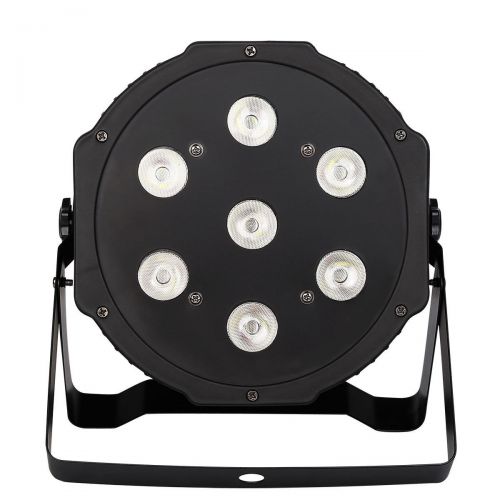  TC-Home 4 IN 1 RGBW 7 LED Par Stage Lighting DMX Mixing Effect DJ PAR64 Party Light 7X10W Strobe Sound-control