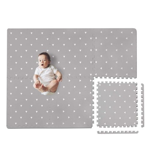  [아마존베스트]TCBunny Baby Play Mat with Fence - Extra Large (4FT x 6FT), Non Toxic Foam Puzzle Floor Mat for Kids