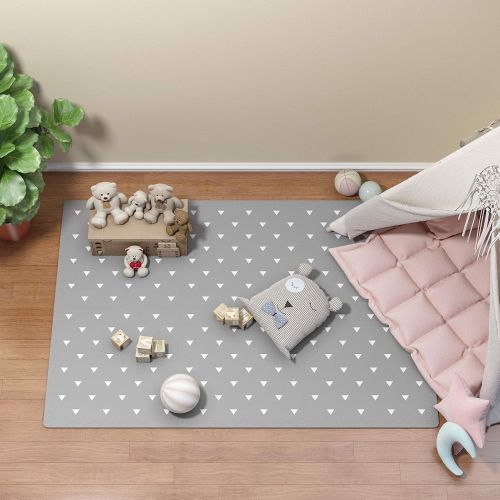  Visit the TCBunny Store Baby Play Mat with Fence - Extra Large (4FT x 6FT), Non Toxic Foam Puzzle Floor Mat for Kids