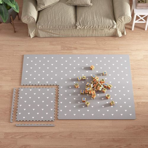  Visit the TCBunny Store Baby Play Mat with Fence - Extra Large (4FT x 6FT), Non Toxic Foam Puzzle Floor Mat for Kids