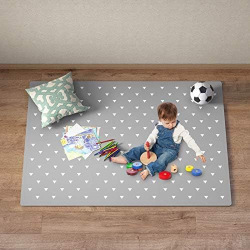  Visit the TCBunny Store Baby Play Mat with Fence - Extra Large (4FT x 6FT), Non Toxic Foam Puzzle Floor Mat for Kids