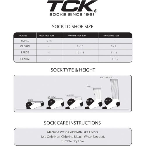  TCK High Over the Knee Athletic Sports Performance Socks with Flex, Compression & Extra Cushion Zones