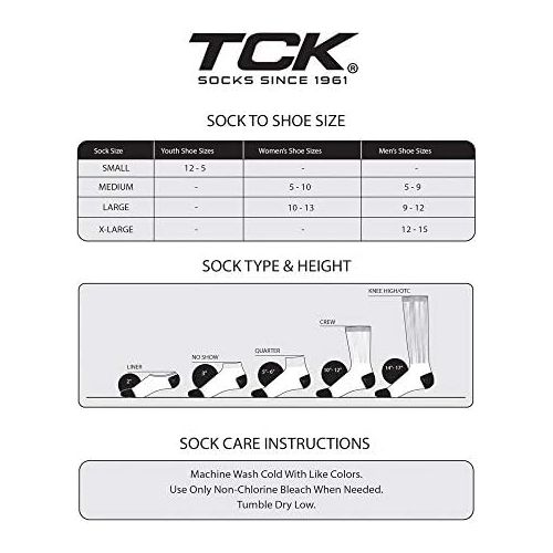  TCK High Over the Knee Athletic Sports Performance Socks with Flex, Compression & Extra Cushion Zones