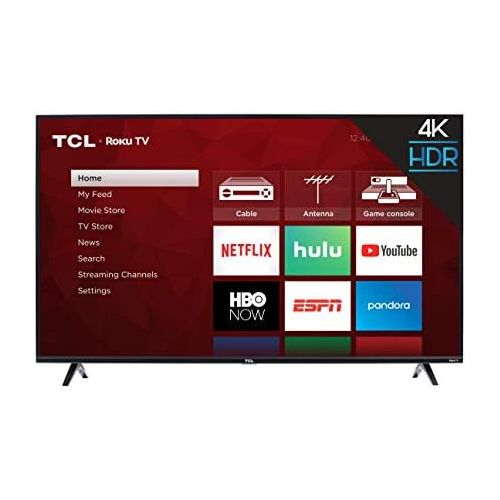  [아마존베스트]TCL 43S425 43 Inch 4K Ultra HD Smart Roku LED TV (2018)