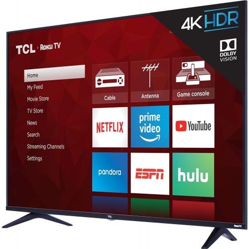  [아마존베스트]TCL 65S517 65-Inch 4K Ultra HD Roku Smart LED TV (2018 Model)