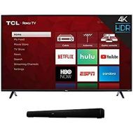 [아마존베스트]TCL 43S425 43 Inch 4K Ultra HD Smart Roku LED TV (2018) with TCL Alto 5 2.0 Channel Home Theater Sound Bar - TS5000