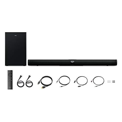  [아마존베스트]TCL Alto 7+ 2.1 Channel Home Theater Sound Bar with Wireless Subwoofer - TS7010, 36, Black