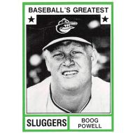 1982 TCMA Greatest Sluggers Baseball #42 Boog Powell Baltimore Orioles Official MLB Trading Card in Raw Condition (EX-MT or Better)