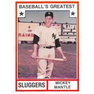 1982 TCMA Greatest Sluggers Baseball #3 Mickey Mantle New York Yankees Official MLB Trading Card in Raw Condition (EX-MT or Better)