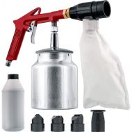 [아마존베스트]TCP Global Brand Air Sand Blasting Gun with Sand Recovery System (Includes Abrasive)