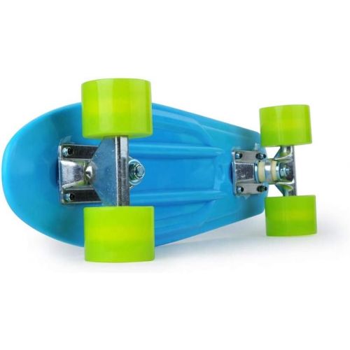  TD Trading Bayside Boards 22 Retro Skate Board - Mini Cruiser Skateboard for Boys, Girls, or Adults