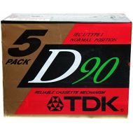 [아마존베스트]TDK Dynamic Performance D90 High Output IEC I / Type I - 5 Pack Audio Cassette Tapes