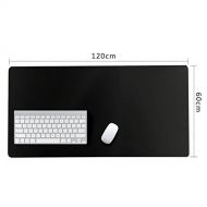 TDLC Writing computer desk pad oversized Mouse Pad leather thick desk desk pad 12060 waterproof table mats, D.