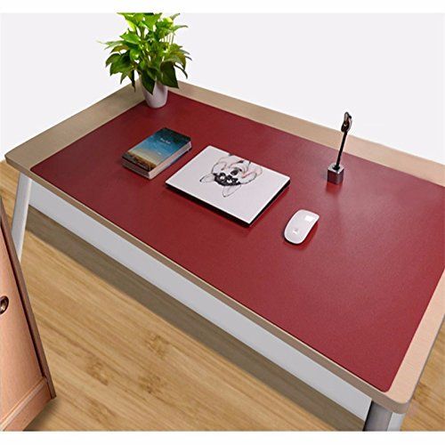  TDLC Writing computer desk pad oversized Mouse Pad leather thick desk desk pad 12060 waterproof table mats, D.