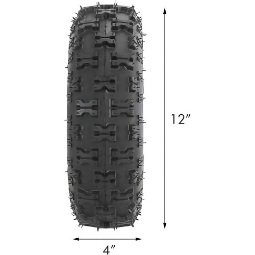  TDPRO 4.10-6 Tire and Inner Tube for Go Kart ATV Quad Scooter Mini Bike