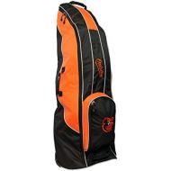Team Golf MLB Travel Golf Bag, High-Impact Plastic Wheelbase, Smooth & Quite Transport, Includes Built-in Shoe Bag, Internal Padding, & ID Card Holder