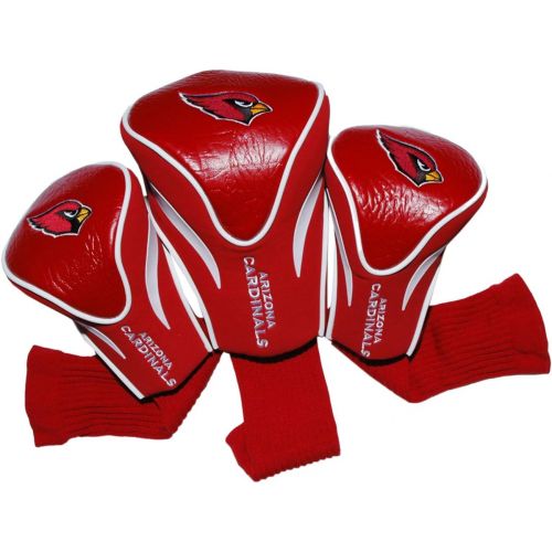  Team Golf NFL Contour Golf Club Headcovers (3 Count), Numbered 1, 3, & X, Fits Oversized Drivers, Utility, Rescue & Fairway Clubs, Velour lined for Extra Club Protection