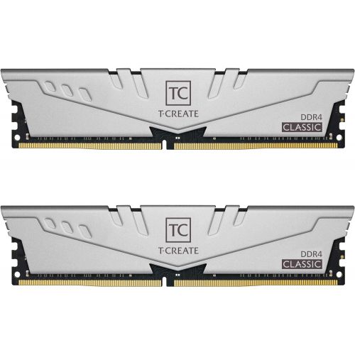  TEAMGROUP T-Create Classic 10L DDR4 64GB Kit (2 x 32GB) 3200MHz (PC4 25600) CL22 Desktop Memory Module Ram - TTCCD464G3200HC22DC01