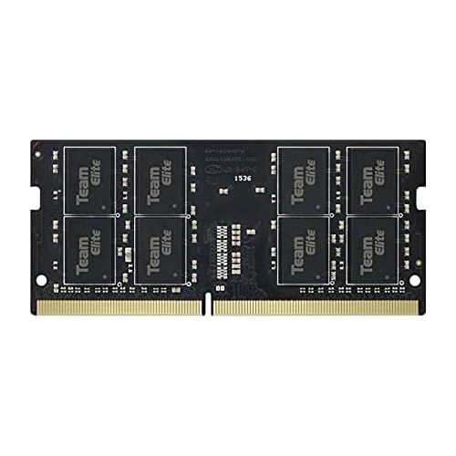  TEAMGROUP Elite DDR4 16GB Single 2666MHz PC4-21300 CL19 SODIMM 260-Pin Laptop Memory Module Ram - TED416G2666C19-S01