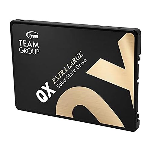  TEAMGROUP QX 15TB (15.3TB) 3D NAND QLC 2.5 Inch SATA III Internal Solid State Drive SSD (Read/Write Speed up to 560/480 MB/s) 2,560TBW Compatible with Laptop & Desktop T253X7153T0C