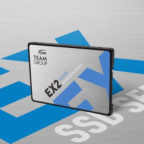  TEAMGROUP EX2 1TB 3D NAND TLC 2.5 Inch SATA III Internal Solid State Drive SSD (Read/Write Speed up to 550/520 MB/s) Compatible with Laptop & PC Desktop T253E2001T0C101