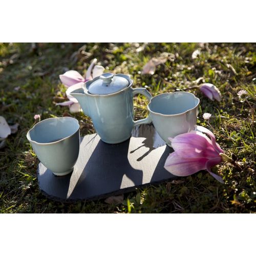  TEASOUL B6021247 Set Mit Teekanne Und 2 Bechern, blau