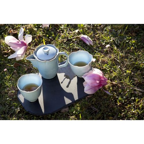  TEASOUL B6021247 Set Mit Teekanne Und 2 Bechern, blau