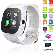 TEASTAR Smart Watch Bluetooth Unlocked Wristwatch Cell Phone With Camera SIM TF Card Slot Sport Fitness Tracker Sweatproof for Men Women Boys Girls for Android Smartphones Samsung Motorola