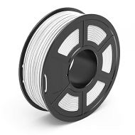 PLA 3D Printer Filament 1.75mm White, Dimensional Accuracy +/- 0.02 mm, 1 Kg Spool, Pack of 1