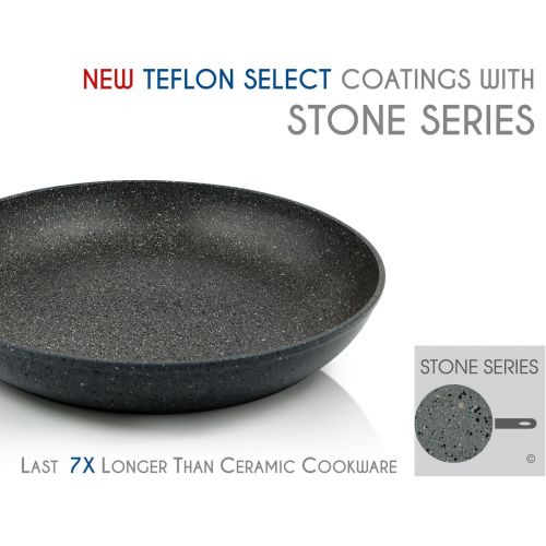  [아마존베스트]TECHEF TeChef - Infinity Collection/12 Frying Pan, Coated 4 times with the new Teflon Stone Coating with Ceramic Particles (PFOA Free) (12-Inch)