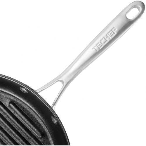  TECHEF - Onyx Collection, 12-Inch Grill Pan, coated with New Teflon Platinum Non-Stick Coating (PFOA Free) (12-inch)