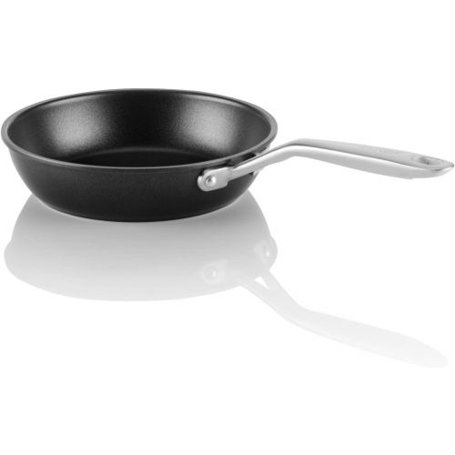  TECHEF - Onyx Collection 8-Inch Nonstick Frying Pan Skillet, PFOA-Free, Dishwasher Oven Safe, Stainless Steel Handle, Induction-Ready, Made in Korea (8-inch)