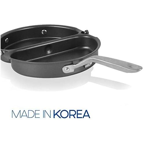  [아마존베스트]TECHEF - Frittata and Omelette Pan, Coated with New Teflon Select (PFOA Free) (Black), Made in Korea