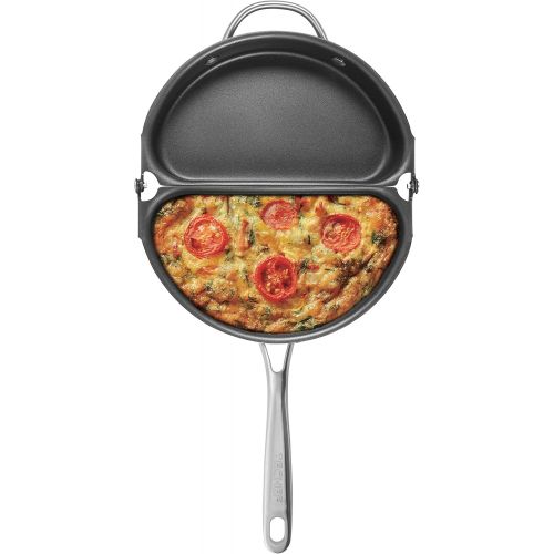  [아마존베스트]TECHEF - Frittata and Omelette Pan, Coated with New Teflon Select (PFOA Free) (Black), Made in Korea