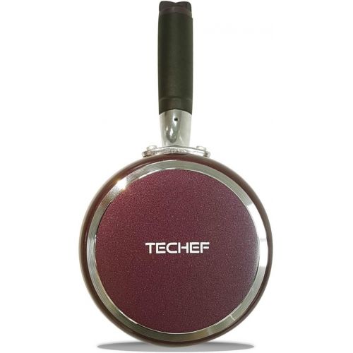  [아마존베스트]TeChef - 5.5-Inch One Egg Frying Pan, Coated with New Teflon Select/Non-Stick Coating (PFOA Free) / (Aubergine Purple) - Colour Collection (5.5-Inch)