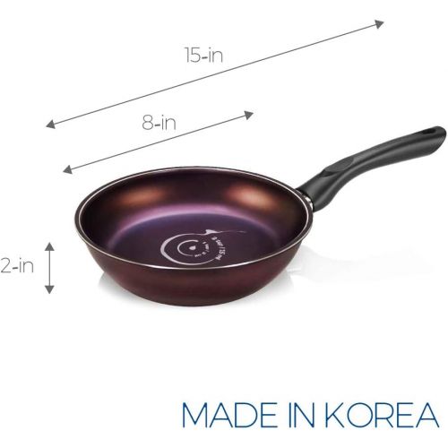  [아마존베스트]TeChef - Art Pan Collection / Fry Pan, Coated 5 times with Teflon Select Non-Stick Coating (PFOA Free) - 8 IN (20 cm)