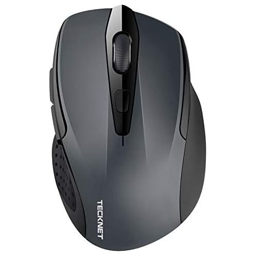  [아마존베스트]TECKNET Bluetooth mouse, compact wireless Bluetooth mouse, 5 adjustable DPI level, up to 2600 DPI, 24 months battery life.