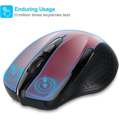  [아마존베스트]TeckNet Pro 2.4G Truewave Wireless Mouse Wireless Mouse