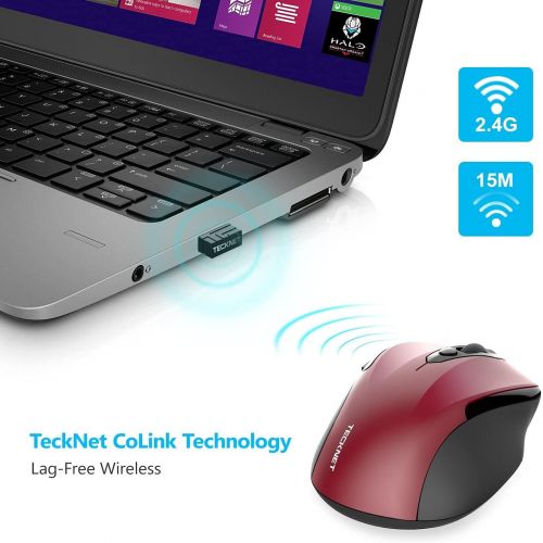  [아마존베스트]TeckNet Pro 2.4G Truewave Wireless Mouse Wireless Mouse
