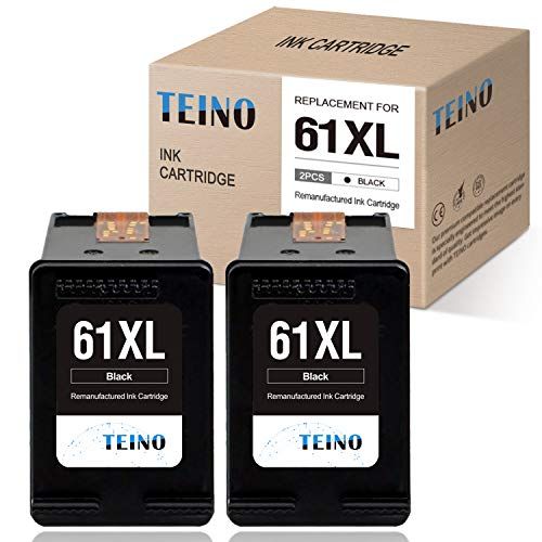  TEINO Remanufactured Ink Cartridge Replacement for HP 61XL 61 XL for Envy 5530 4500 4502 5535 OfficeJet 4630 4635 4632 DeskJet 2540 1010 3050a 2542 2549 3510 2541 2548 1055 1512 (B