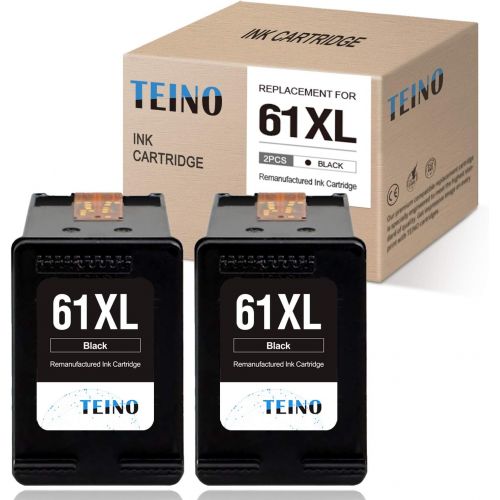  TEINO Remanufactured Ink Cartridge Replacement for HP 61XL 61 XL for Envy 5530 4500 4502 5535 OfficeJet 4630 4635 4632 DeskJet 2540 1010 3050a 2542 2549 3510 2541 2548 1055 1512 (B