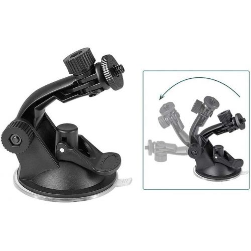  TEKCAM Suction Cup Mount Compatible with Gopro Hero 10 9 8 7 6/APEMAN/AKASO/Campark/COOAU/Remali Capture Cam/Apexcam/HLS 4k Action Camera