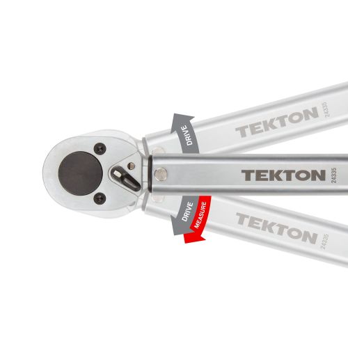  TEKTON 12-Inch Drive Click Torque Wrench (10-150 ft.-lb.13.6-203.5 Nm) | 24335