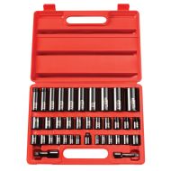 TEKTON 38-Inch and 12-Inch Drive Impact Socket Set, InchMetric, Cr-V, 6-Point, 38-Inch - 1-14-Inch, 8 mm - 32 mm, 38-Piece | 4888