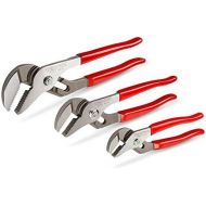 TEKTON Tongue and Groove Pliers 3 Piece Set, 7, 10 and 12-34-Inch (90394)