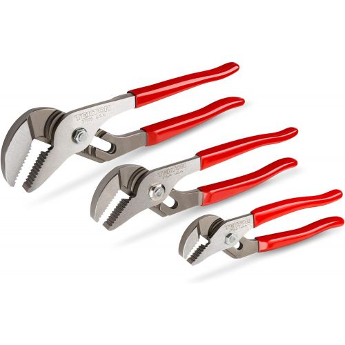  TEKTON Tongue and Groove Pliers 3 Piece Set, 7, 10 and 12-34-Inch (90394)