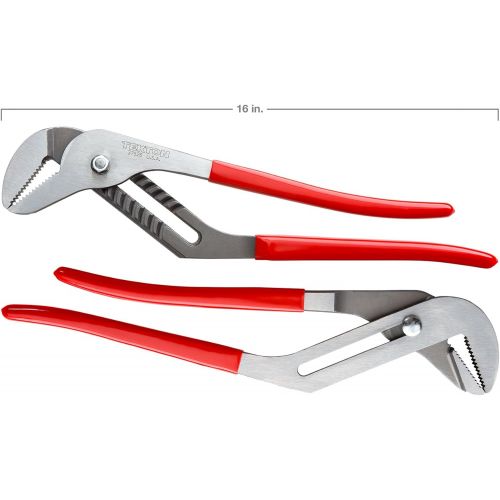  TEKTON 1-12-Inch Capacity Tongue and Groove Pliers, 10-Inch (37524)