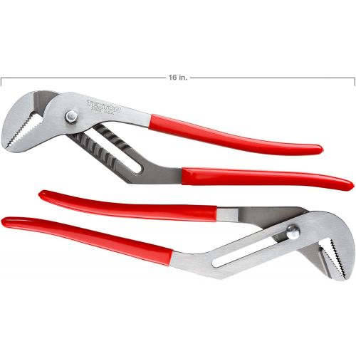  TEKTON 2-14-Inch Capacity Tongue and Groove Pliers, 12-34-Inch (37525)